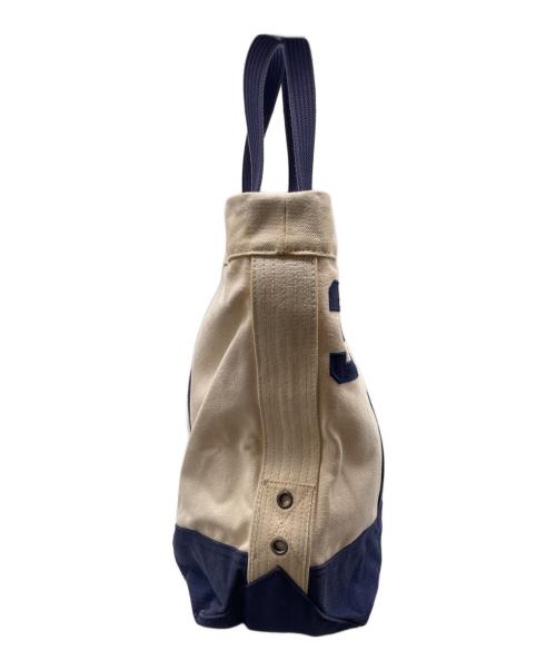 POLO RALPH LAUREN（ポロ・ラルフローレン）POLO RALPH LAUREN (ポロ・ラルフローレン) POLO RALPH LAUREN ポロ ラルフローレン ビッグポニー ナンバリング 3 キャンバス トートバッグ ベージュの古着・服飾アイテム
