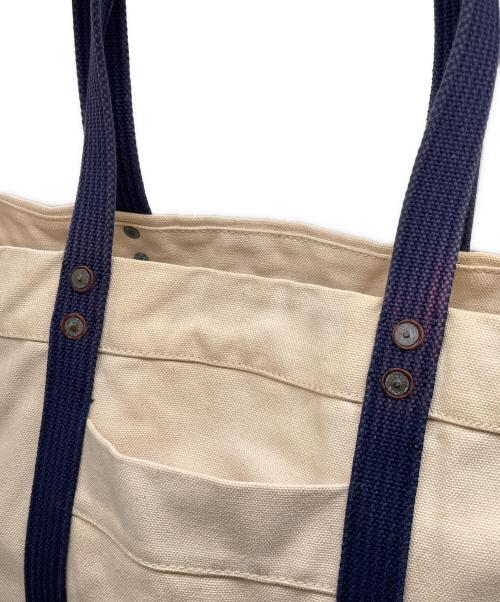 POLO RALPH LAUREN（ポロ・ラルフローレン）POLO RALPH LAUREN (ポロ・ラルフローレン) POLO RALPH LAUREN ポロ ラルフローレン ビッグポニー ナンバリング 3 キャンバス トートバッグ ベージュの古着・服飾アイテム
