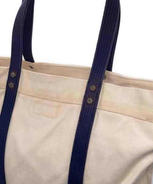 POLO RALPH LAUREN（ポロ・ラルフローレン）POLO RALPH LAUREN (ポロ・ラルフローレン) POLO RALPH LAUREN ポロ ラルフローレン ビッグポニー ナンバリング 3 キャンバス トートバッグ ベージュの古着・服飾アイテム