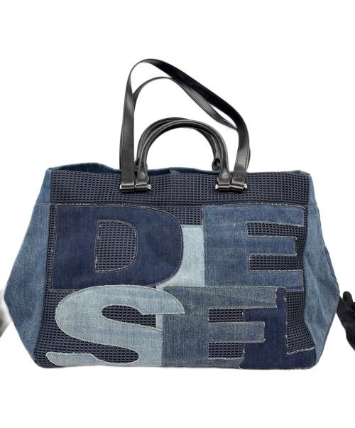 DIESEL（ディーゼル）DIESEL (ディーゼル) デニムトートバッグ ブルーの古着・服飾アイテム