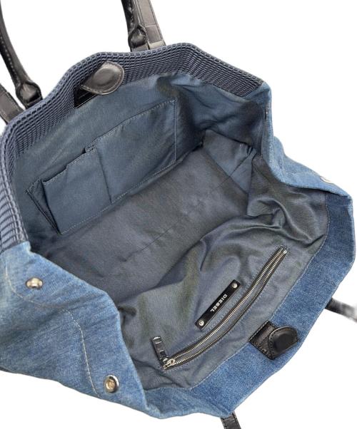 DIESEL（ディーゼル）DIESEL (ディーゼル) デニムトートバッグ ブルーの古着・服飾アイテム