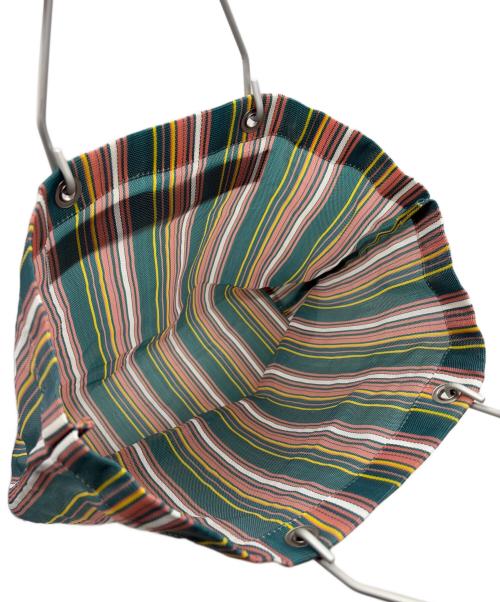MARNI（マルニ）MARNI (マルニ) フラワーカフェトートバッグ ピンク×ネイビーの古着・服飾アイテム
