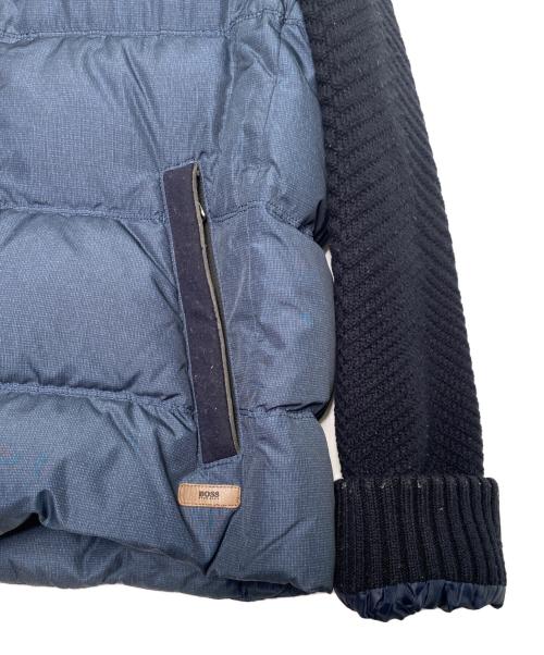 HUGO BOSS（ヒューゴ ボス）HUGO BOSS (ヒューゴ ボス) HUGO BOSS ヒューゴボス Dillion1 切り替え ダウンジャケット ネイビー サイズ:50の古着・服飾アイテム