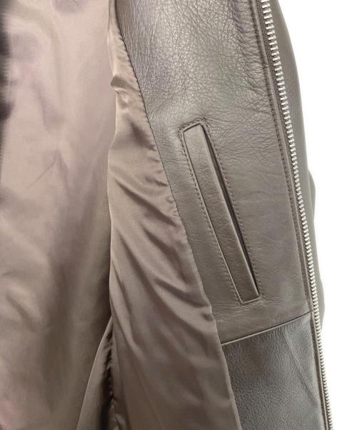 green label relaxing（グリーンレーベルリラクシング）green label relaxing UNITED ARROWS green label relaxing グリーンレーベルリラクシング ST ソフトカウ シングル レザージャケット ブラック サイズ:Sの古着・服飾アイテム