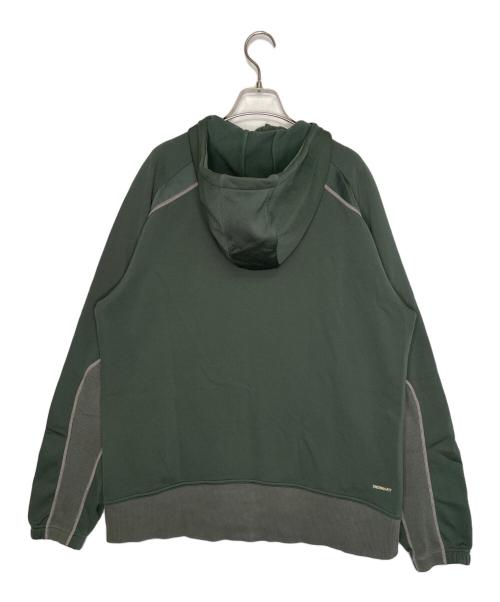 NIKE（ナイキ）NIKE (ナイキ) NIKE ナイキ 00's 2006年 銀タグ SPHERE期 THERMA-FIT ラグラン フリースジップアップパーカー カーキグリーン グリーン サイズ:XLの古着・服飾アイテム