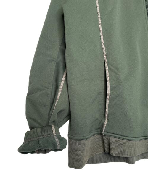 NIKE（ナイキ）NIKE (ナイキ) NIKE ナイキ 00's 2006年 銀タグ SPHERE期 THERMA-FIT ラグラン フリースジップアップパーカー カーキグリーン グリーン サイズ:XLの古着・服飾アイテム