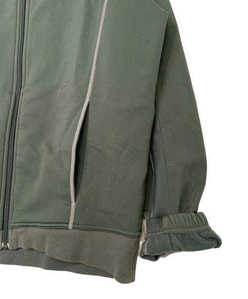 NIKE（ナイキ）NIKE (ナイキ) NIKE ナイキ 00's 2006年 銀タグ SPHERE期 THERMA-FIT ラグラン フリースジップアップパーカー カーキグリーン グリーン サイズ:XLの古着・服飾アイテム