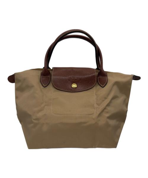 LONGCHAMP（ロンシャン）LONGCHAMP (ロンシャン) バッグ ブラウン×ベージュの古着・服飾アイテム