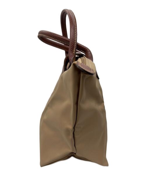 LONGCHAMP（ロンシャン）LONGCHAMP (ロンシャン) バッグ ブラウン×ベージュの古着・服飾アイテム