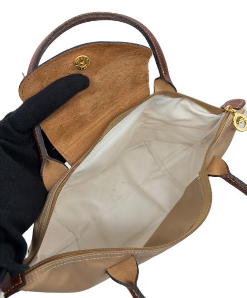 LONGCHAMP（ロンシャン）LONGCHAMP (ロンシャン) バッグ ブラウン×ベージュの古着・服飾アイテム