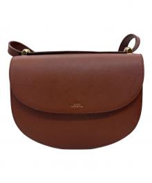 A.P.C.（アーペーセー）の古着「ショルダーバッグ」｜ブラウン×ゴールド