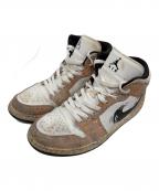 NIKEナイキ）の古着「Nike Air Jordan 1 Mid SE "Cider"（ナイキ　エアジョーダン1）」｜ブラウン