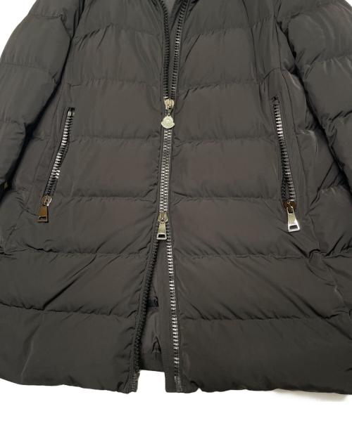 MONCLER（モンクレール）MONCLER (モンクレール) MONCLER モンクレール PETREA 2016AW ダウンコート 4696300 ミドル丈 ブラック ブラック サイズ:1の古着・服飾アイテム