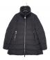 MONCLER（モンクレール）の古着「MONCLER モンクレール PETREA 2016AW ダウンコート 4696300 ミドル丈 ブラック」｜ブラック