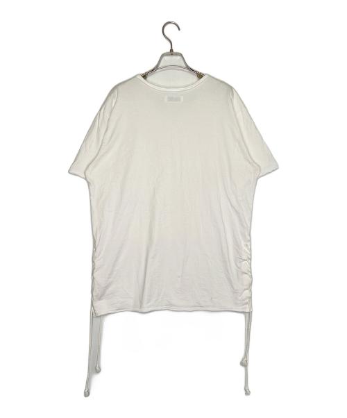 s'yte（サイト）s'yte (サイト) S'YTE サイト ヨウジヤマモト サイドレースアップ コットンジャージー 半袖Tシャツ ホワイト ホワイト サイズ:2の古着・服飾アイテム
