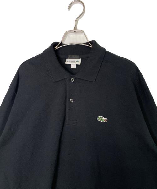 LACOSTE（ラコステ）LACOSTE BEAUTY&YOUTH (ビューティーアンドユース) LACOSTE BEAUTY&YOUTH 別注 ラコステ ビューティーアンドユース 長袖ポロシャツ ブラック 日本製 ブラック サイズ:FR 4 / US Mの古着・服飾アイテム