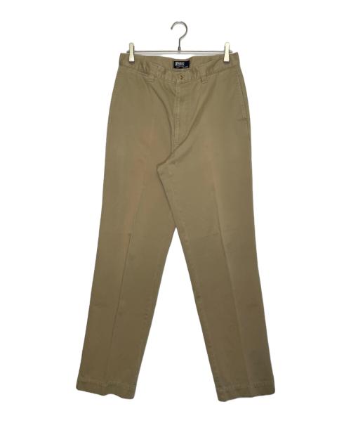 POLO RALPH LAUREN（ポロ・ラルフローレン）POLO RALPH LAUREN (ポロ・ラルフローレン) POLO RALPH LAUREN ポロ ラルフローレン 00's POLO CHINO ポロチノ チノパンツ ベージュ アクティ21 ベージュ サイズ:W33の古着・服飾アイテム