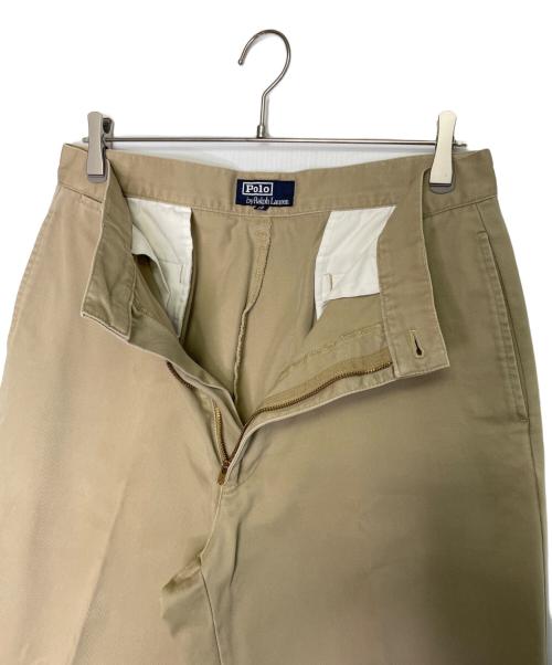 POLO RALPH LAUREN（ポロ・ラルフローレン）POLO RALPH LAUREN (ポロ・ラルフローレン) POLO RALPH LAUREN ポロ ラルフローレン 00's POLO CHINO ポロチノ チノパンツ ベージュ アクティ21 ベージュ サイズ:W33の古着・服飾アイテム