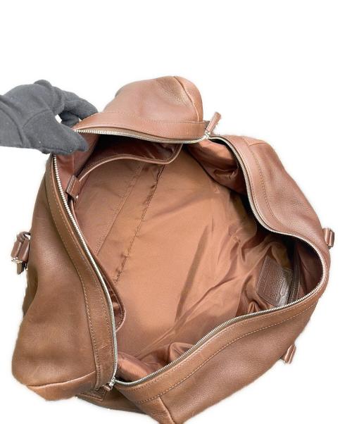 COACH（コーチ）COACH (コーチ) レザーボストンバッグ ブラウンの古着・服飾アイテム