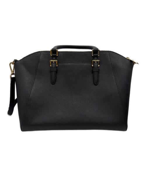 MICHAEL KORS（マイケルコース）MICHAEL KORS (マイケルコース) 2WAYバッグ ブラックの古着・服飾アイテム