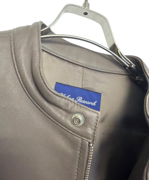 URBAN RESEARCH（アーバンリサーチ）URBAN RESEARCH (アーバンリサーチ) シングルライダースジャケット ブラウン サイズ:40の古着・服飾アイテム