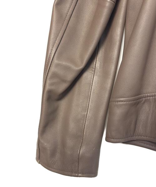 URBAN RESEARCH（アーバンリサーチ）URBAN RESEARCH (アーバンリサーチ) シングルライダースジャケット ブラウン サイズ:40の古着・服飾アイテム