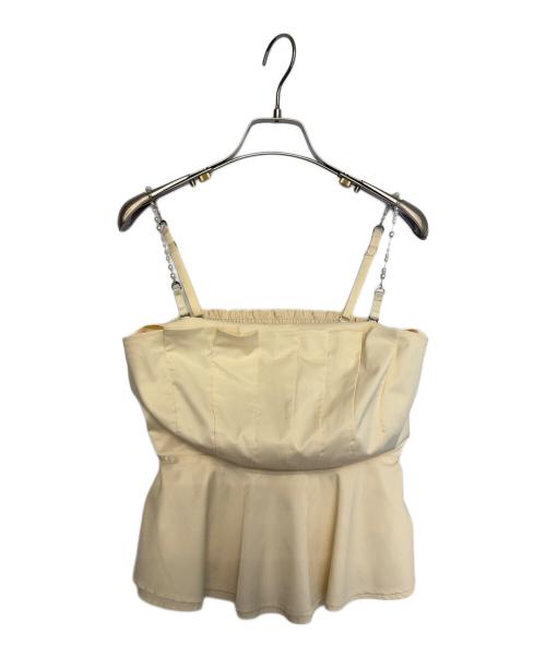 HER LIP TO（ハーリップトゥ）Her lip to (ハーリップトゥ) キャミソール イエロー サイズ:Sの古着・服飾アイテム