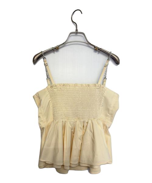 HER LIP TO（ハーリップトゥ）Her lip to (ハーリップトゥ) キャミソール イエロー サイズ:Sの古着・服飾アイテム