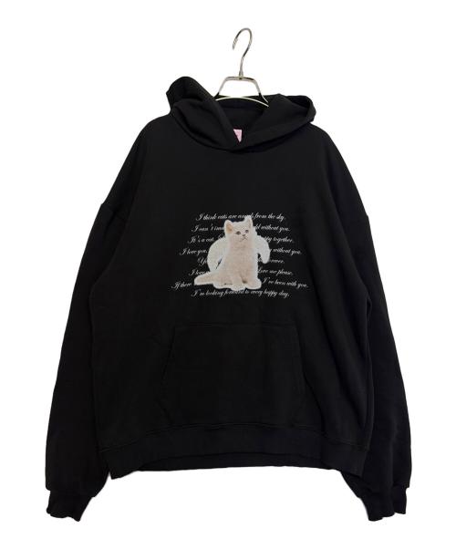 ITZAVIBE（イッザバイブ）ITZAVIBE (イッザバイブ) パーカー ブラック サイズ:Mの古着・服飾アイテム