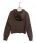 MARITHE+FRANCOIS GIRBAUD (マリテフランソワジルボー) ジップパーカー ブラウン サイズ:S：8000円