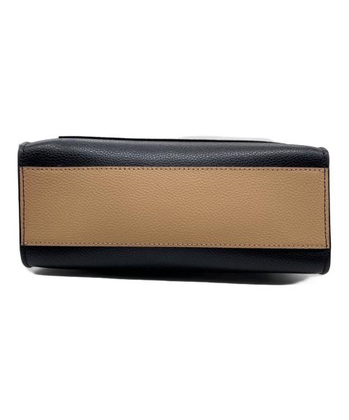 MARC JACOBS（マークジェイコブス）MARC JACOBS (マークジェイコブス) MARC JACOBS マークジェイコブス The Grind ザ グラインド ミニ トートバッグ 2WAY レザー バイカラー ブラック×ホワイトの古着・服飾アイテム