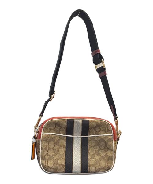 COACH（コーチ）COACH (コーチ) バッグ ベージュ×オレンジの古着・服飾アイテム