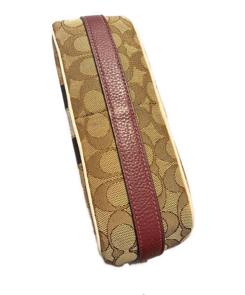 COACH（コーチ）COACH (コーチ) バッグ ベージュ×オレンジの古着・服飾アイテム
