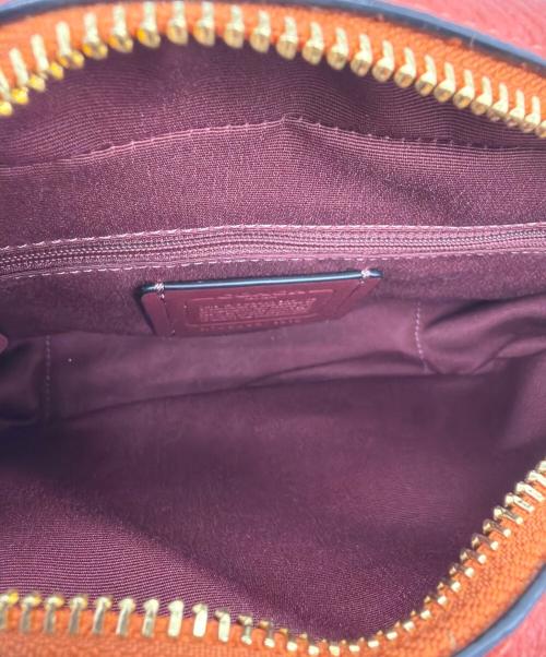 COACH（コーチ）COACH (コーチ) バッグ ベージュ×オレンジの古着・服飾アイテム