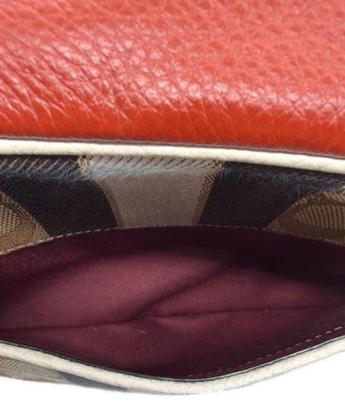 COACH（コーチ）COACH (コーチ) バッグ ベージュ×オレンジの古着・服飾アイテム