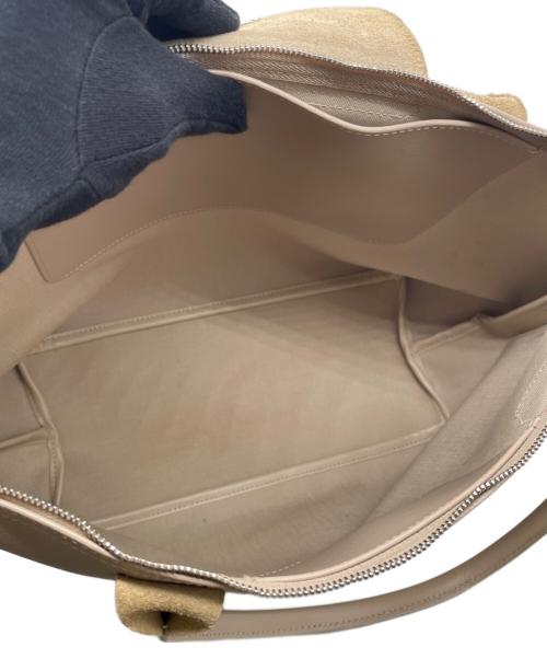 LONGCHAMP（ロンシャン）LONGCHAMP (ロンシャン) LONGCHAMP ロンシャン ルプリアージュ エクストラ M ショッピングバッグ トートバッグ ショルダーバッグ ベージュ ピンクの古着・服飾アイテム