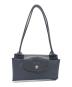 中古・古着 LONGCHAMP (ロンシャン) ハンドバッグ ブラック：5000円