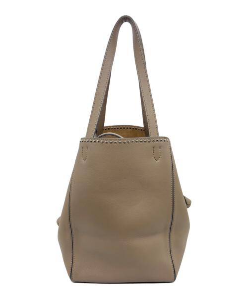 J&M DAVIDSON（ジェイ＆エム デヴィッドソン）J&M DAVIDSON (ジェイ＆エム デヴィッドソン) トートバッグ ベージュの古着・服飾アイテム