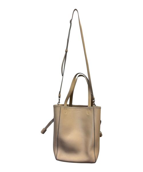 J&M DAVIDSON（ジェイ＆エム デヴィッドソン）J&M DAVIDSON (ジェイ＆エム デヴィッドソン) トートバッグ ベージュの古着・服飾アイテム
