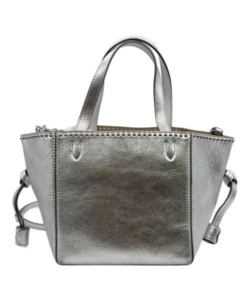 J&M DAVIDSON（ジェイ＆エム デヴィッドソン）J&M DAVIDSON (ジェイ＆エム デヴィッドソン) 2WAYバッグ シルバーの古着・服飾アイテム