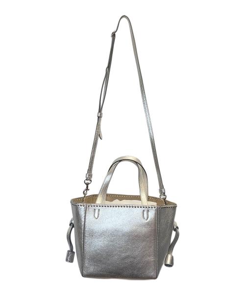 J&M DAVIDSON（ジェイ＆エム デヴィッドソン）J&M DAVIDSON (ジェイ＆エム デヴィッドソン) 2WAYバッグ シルバーの古着・服飾アイテム