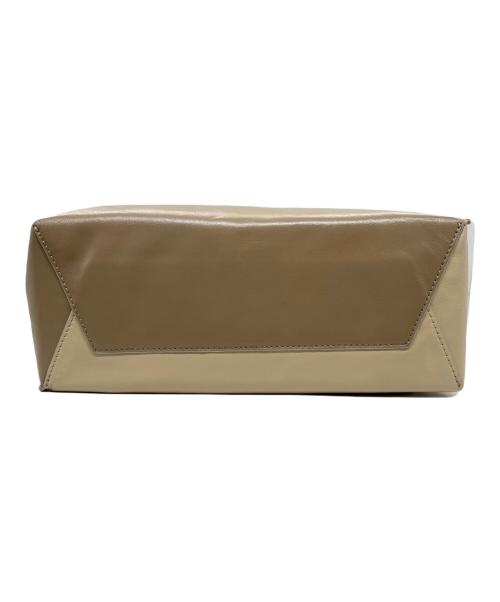 MARNI（マルニ）MARNI (マルニ) MARNI マル二 MUSEO SOFT EW（EAST-WEST）ミュゼオ ソフト SHMP0069 ハンドバッグ ミニトートバッグ 2WAY ショルダーバッグ オレンジ×ブラウンの古着・服飾アイテム