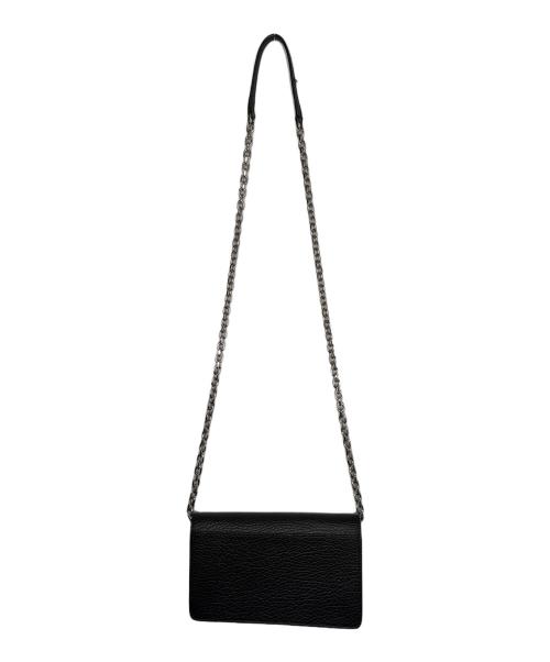 Maison Margiela（メゾンマルジェラ）Maison Margiela (メゾンマルジェラ) 4ステッチチェーンウォレット財布 ブラックの古着・服飾アイテム