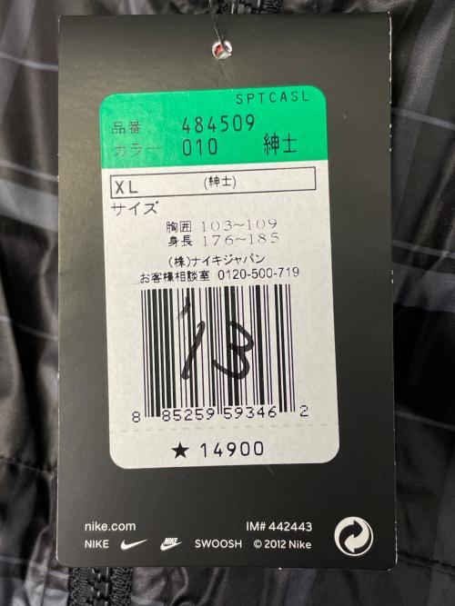 NIKE（ナイキ）NIKE (ナイキ) NIKE ナイキ 550フィル リバーシブル ダウンジャケット 2012年製 ブラック サイズ:XL 未使用品の古着・服飾アイテム