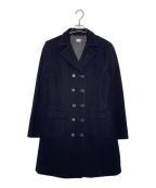 paul smith womenポールスミス ウーメン）の古着「Paul Smith WOMEN ポールスミス ウィメン 90年代 ウール Pコート ピーコート 濃紺」｜ネイビー