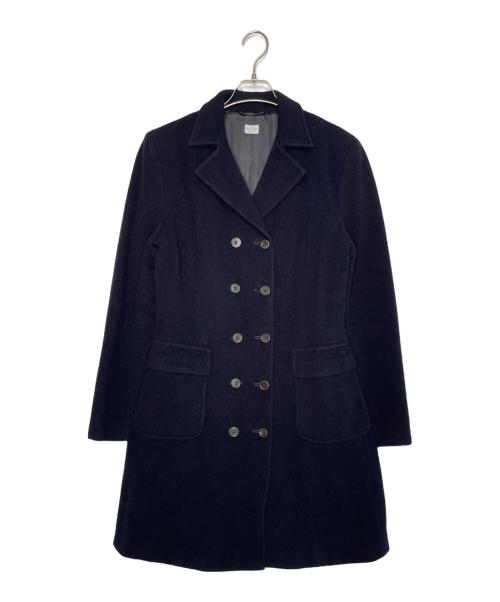 paul smith women（ポールスミス ウーメン）paul smith women (ポールスミス ウーメン) Paul Smith WOMEN ポールスミス ウィメン 90年代 ウール Pコート ピーコート 濃紺 ネイビー サイズ:42の古着・服飾アイテム