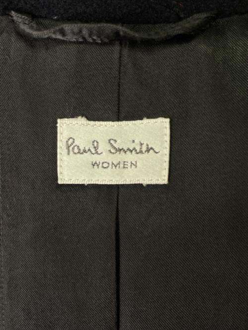 paul smith women（ポールスミス ウーメン）paul smith women (ポールスミス ウーメン) Paul Smith WOMEN ポールスミス ウィメン 90年代 ウール Pコート ピーコート 濃紺 ネイビー サイズ:42の古着・服飾アイテム