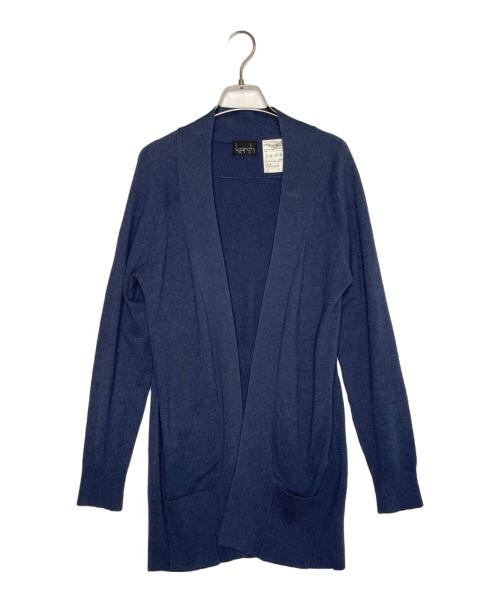kersh（カーシュ）kersh (カーシュ) kersh カーシュ オープンフロント ロングカーディガン ネイビー サイズ:Mの古着・服飾アイテム