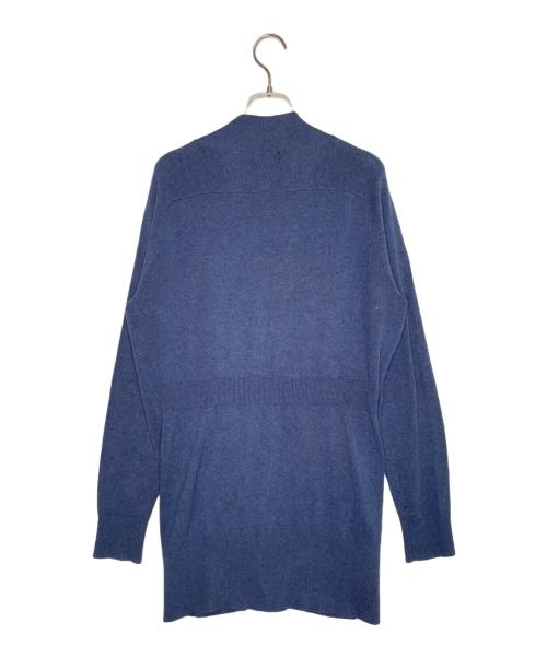 kersh（カーシュ）kersh (カーシュ) kersh カーシュ オープンフロント ロングカーディガン ネイビー サイズ:Mの古着・服飾アイテム
