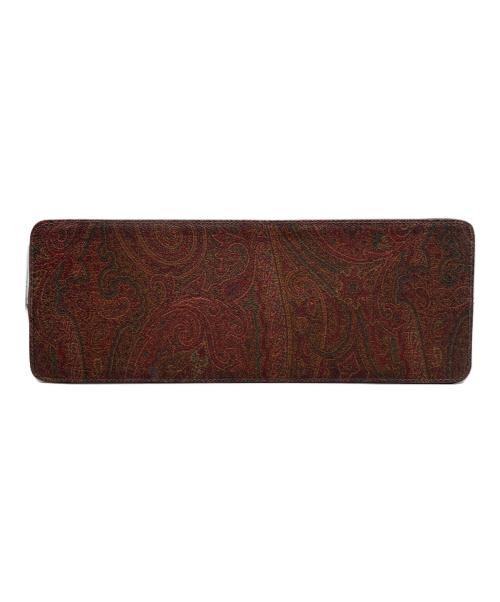 ETRO（エトロ）ETRO (エトロ) ETRO エトロ PVC レザー ペイズリー柄 ビニールトートバッグ クリアトートバッグ ブラウンの古着・服飾アイテム